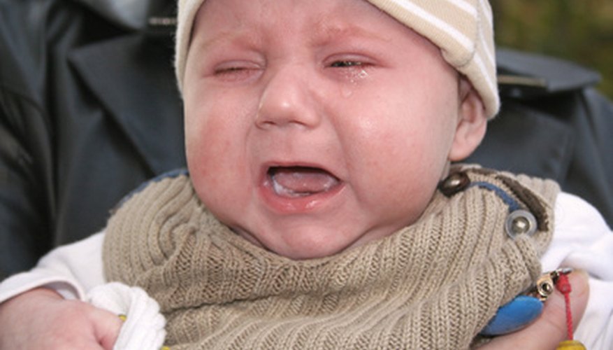 Overtired babies can get fussy and irritable. Overtired babies can get fussy and irritable.