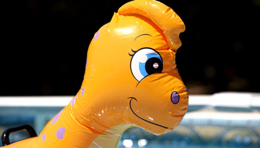 Inflatable toys are great at the pool or beach. Inflatable toys are great at the pool or beach.