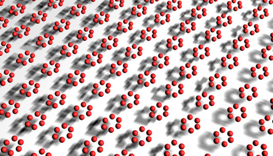 Photo Credit: molecular image by amlet from <a href='http://www.fotolia.com'>Fotolia.com</a> Molecular structure of carbon found in glucose.