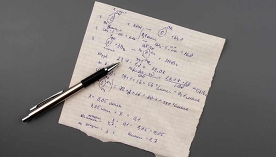 Photo Credit: formulas image by Anton Gvozdikov from <a href='http://www.fotolia.com'>Fotolia.com</a> Factoring some polynomials is tedious.