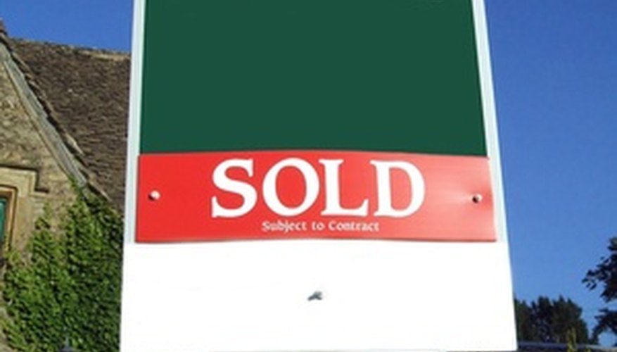 Photo Credit: sign. sold. subject to contract image by L. Shat from <a href='http://www.fotolia.com'>Fotolia.com</a> The comparable must be a recent sale.