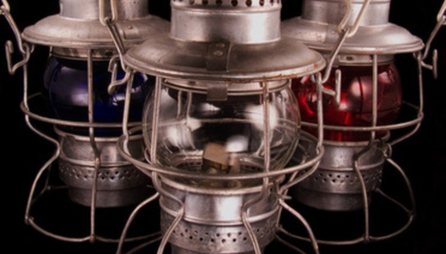 railroad lanterns metal restore