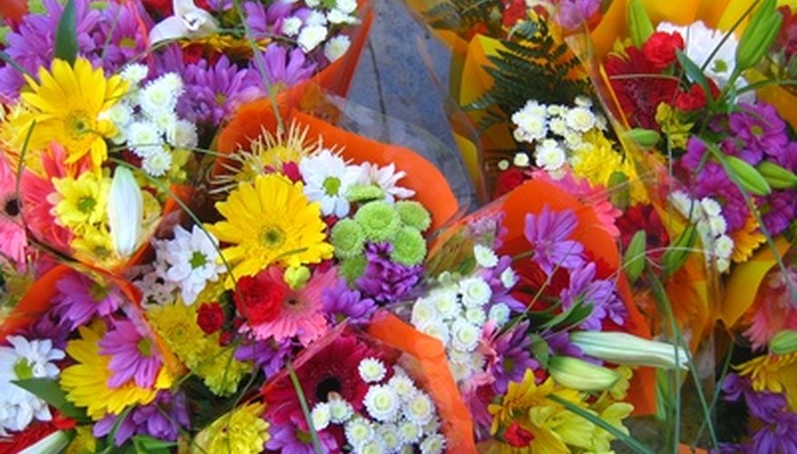 Cada tipo de flor en un arreglo florar tiene un propósito.