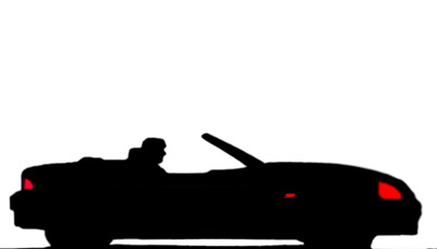 Sport car silhouette