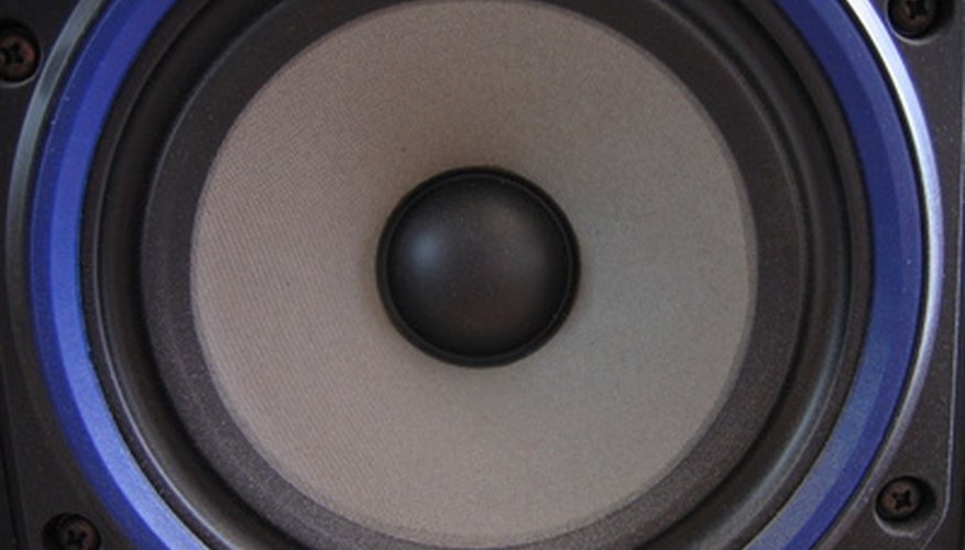 speaker box close up