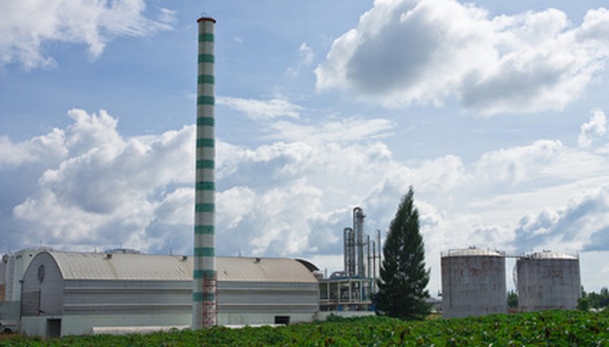 Photo Credit: Ethanol factory in cassava field image by SURABKY from <a href='http://www.fotolia.com'>Fotolia.com</a> Transporting ethanol from rural production areas to urban demand centers is a challenge