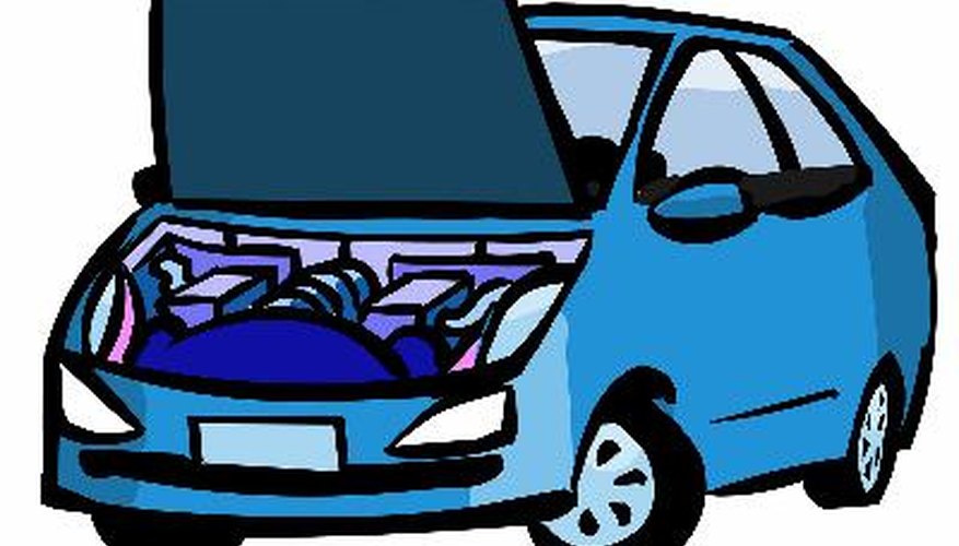 Vector Cartoon Hybrid Car 2
