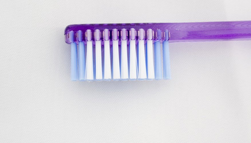 Photo Credit: toothbrush image by Nicola Gavin from <a href='http://www.fotolia.com'>Fotolia.com</a> The first ingredient in a simple moving robot