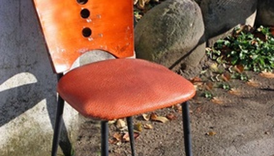 A bit of foam and material create a new seat. A bit of foam and material create a new seat.