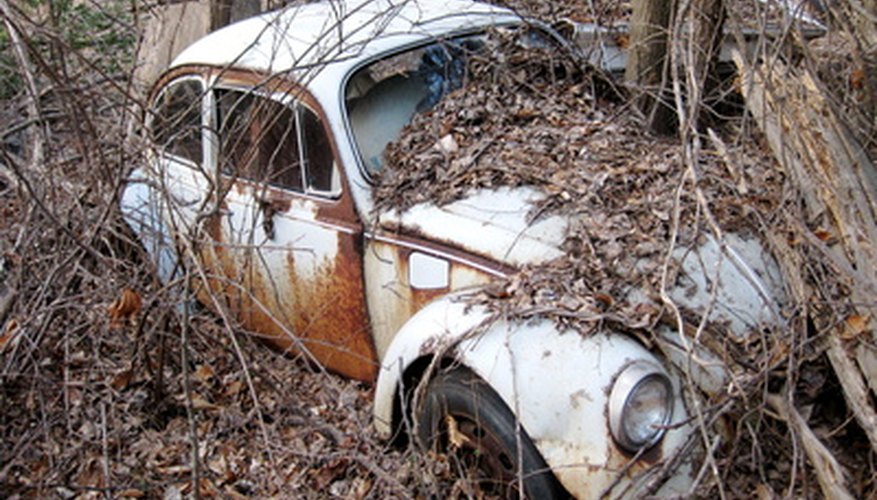 Un VW es un coche popular para proyectos de restauración.