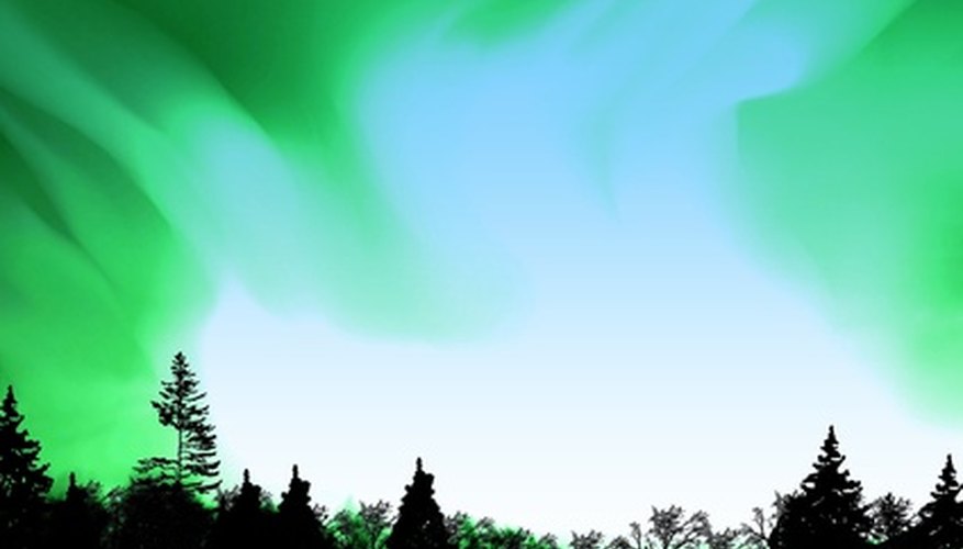 Qué son las auroras boreales.