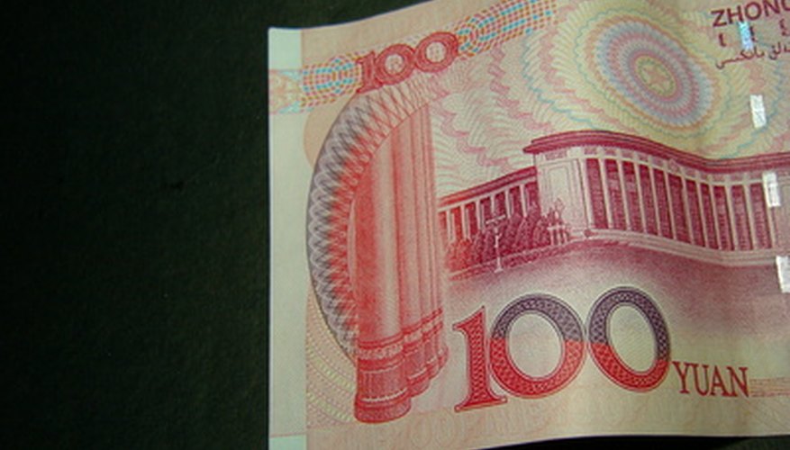 The Chinese government has specific rules for exchanging foreign currency.