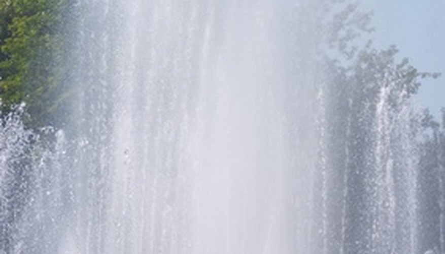 Fountains need lift for drama. Fountains need lift for drama.