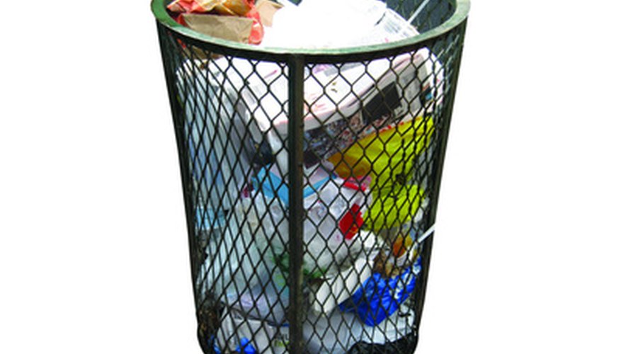 Trash in landfills takes years to decompose. Trash in landfills takes years to decompose.