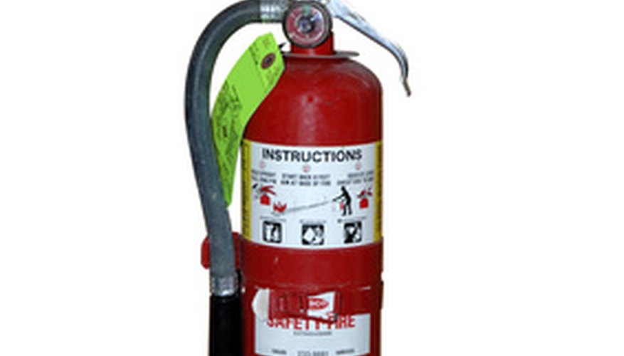 class a fire extinguisher used for