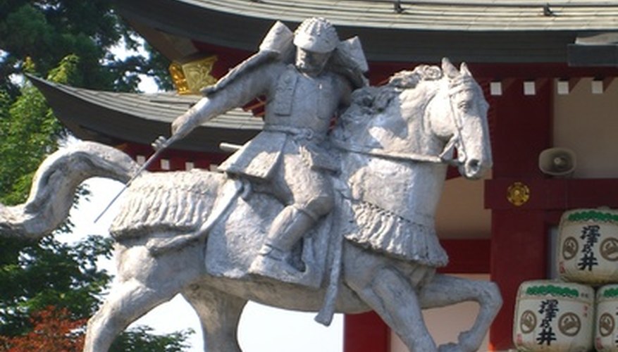 La armadura samurai tiene una apariencia distintiva.
