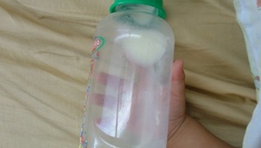 A bottle can be introduced around four weeks of age. A bottle can be introduced around four weeks of age.