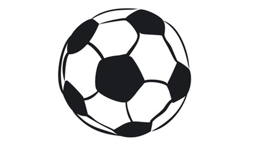 Para crear un disfraz de pelota de fútbol de forma esférica, usa tela blanca con negro.
