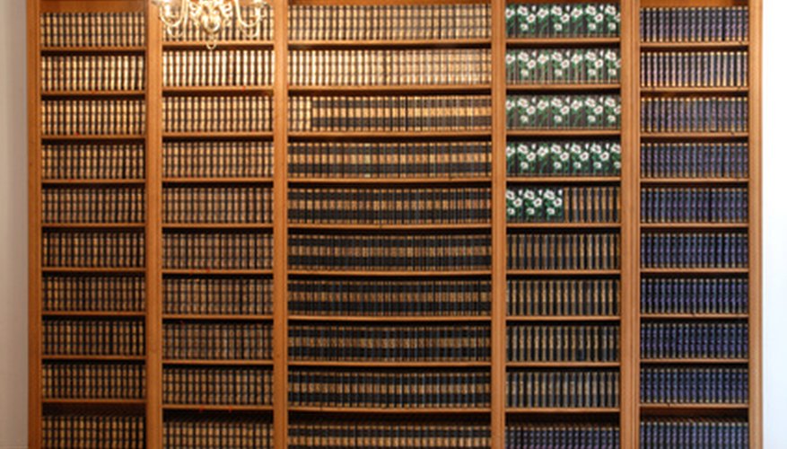 Bookcases can appear to be built-in to a wall Bookcases can appear to be built-in to a wall