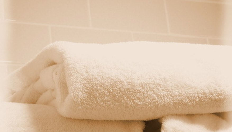 Soft, absorbent towels soak up moisture effectively. Soft, absorbent towels soak up moisture effectively.