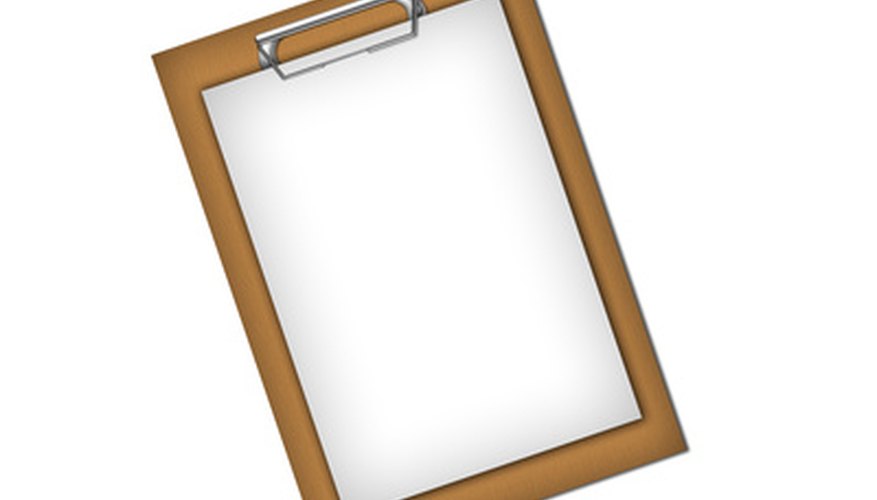 Tally sheets are created to summarize results of questionnaires.