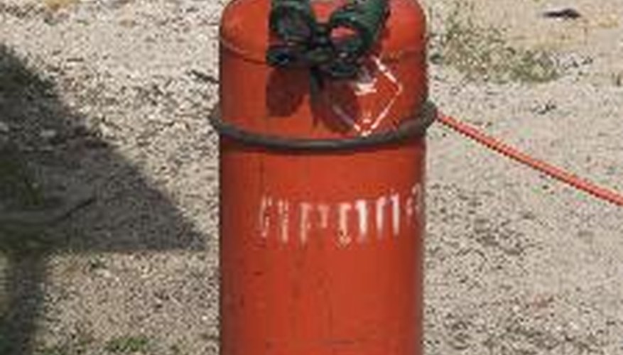 Cylinder with propane