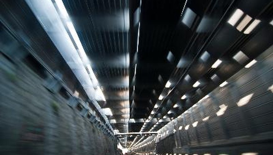 Inside a Highway Tunnel, Italy