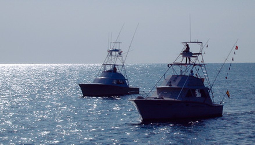 Photo Credit: fishing boat fly bridge florida keys water ocean image by Paul Retherford from <a href='http://www.fotolia.com'>Fotolia.com</a> Stalking the thermocline