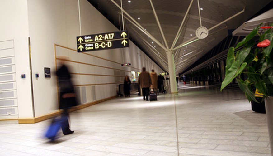Airports can be busy and difficult to navigate with children Airports can be busy and difficult to navigate with children