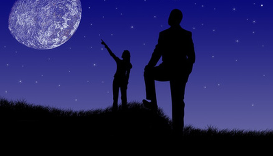 Photo Credit: Couple and night sky image by Warren Millar from <a href='http://www.fotolia.com'>Fotolia.com</a> You can use online databases to locate your star.