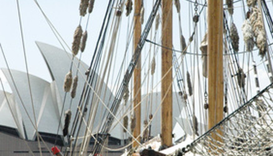 Photo Credit: sydney opera image by Christophe Schmid from <a href='http://www.fotolia.com'>Fotolia.com</a> Sheep were transported by sea from Africa to Sydney in 1788.