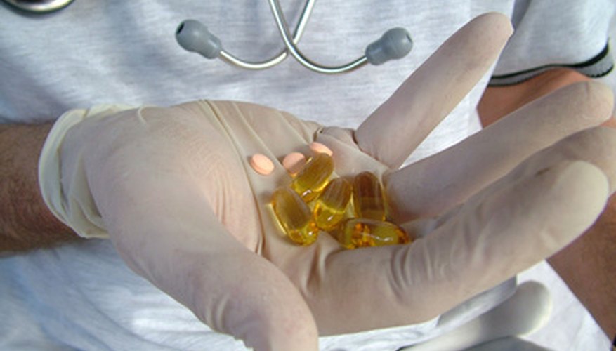 Wear gloves when pulling apart gelatin capsules. Wear gloves when pulling apart gelatin capsules.
