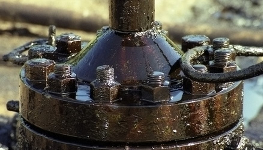 leaking oil well
