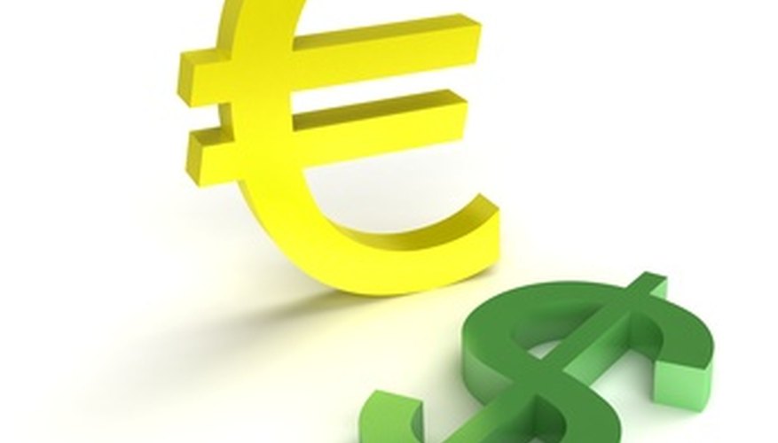 It's moderately easy to cash a euro check at a U.S. bank.