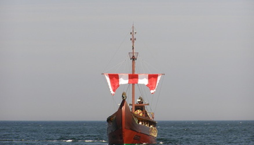 Barco de los vikingos.