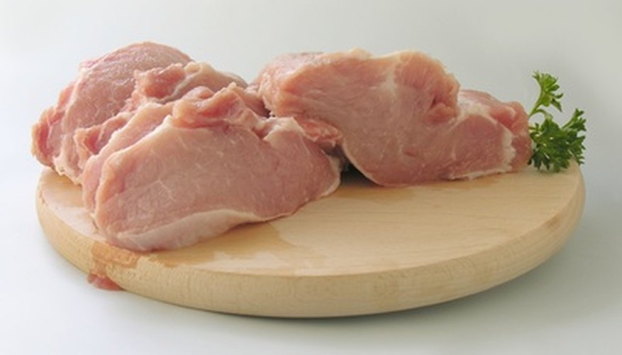 Carne en descongelación.