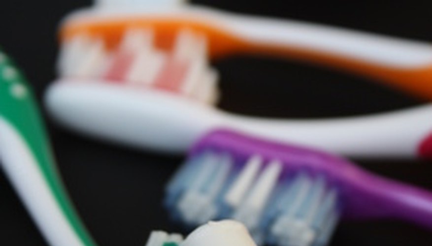 White toothpaste helps remove ink stains. White toothpaste helps remove ink stains.