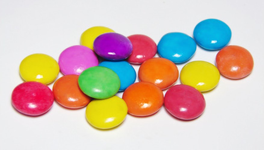 Los dulces M&M.