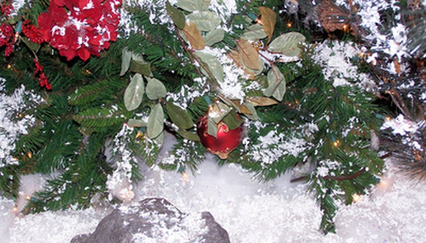Photo Credit: artificial snow image by Katrina Miller from <a href='http://www.fotolia.com'>Fotolia.com</a>