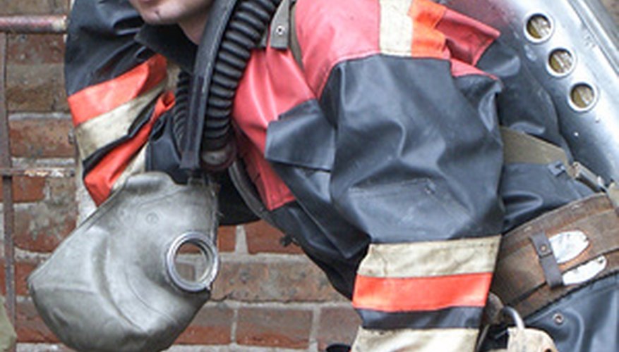 Photo Credit: fireman after hard work image by Igor Murtazin from <a href='http://www.fotolia.com'>Fotolia.com</a> Testing requires strength and endurance.