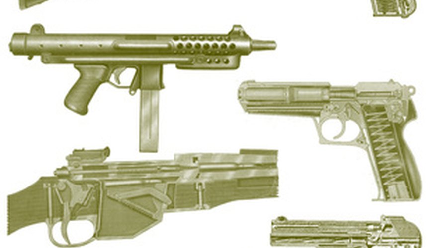 Hay una amplia variedad de armas de fuego.