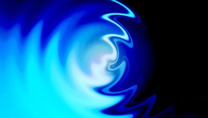 Dye an outdoor fountain to make it look electric blue under black light. Dye an outdoor fountain to make it look electric blue under black light.