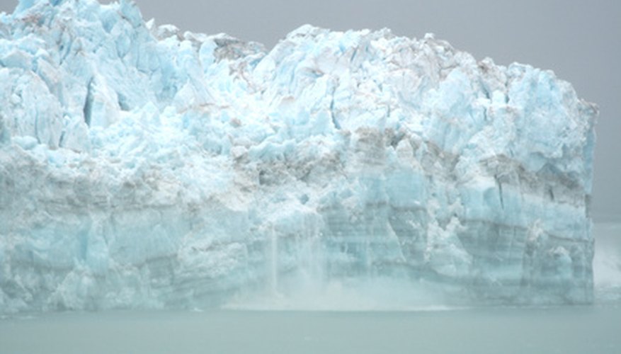 Photo Credit: Hubbard Glacier, Alaska image by mustlovedolphins from <a href='http://www.fotolia.com'>Fotolia.com</a> Drilling for oil can disrupt Alaska's scenic vistas.