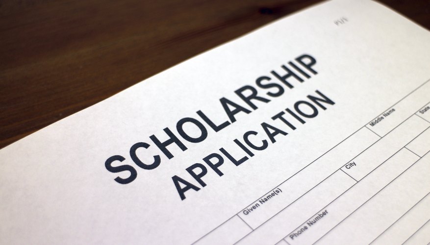 Photo Credit: Hailshadow/iStock/Getty Images Close-up of scholarship application.