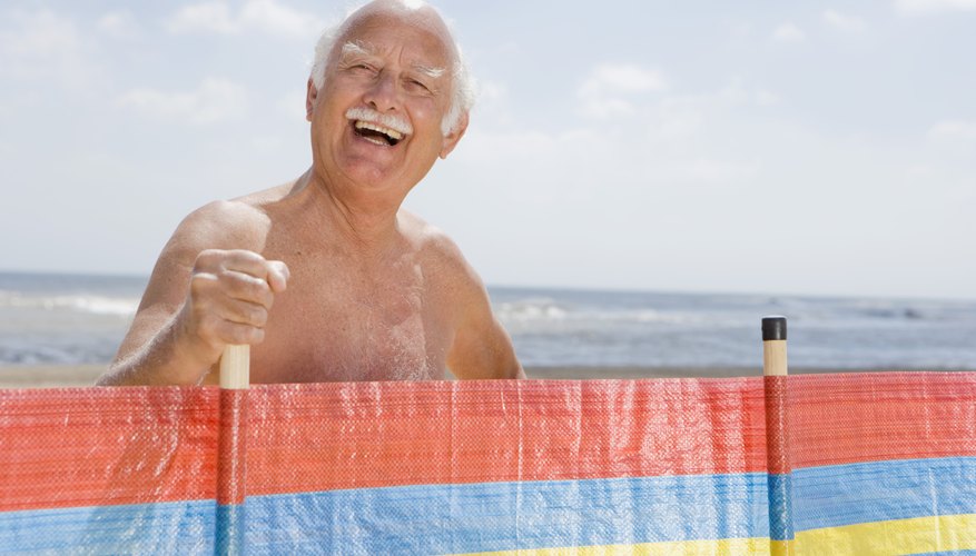 Photo Credit: Polka Dot/Polka Dot/Getty Images Blocking the wind will make your camping experience more enjoyable.