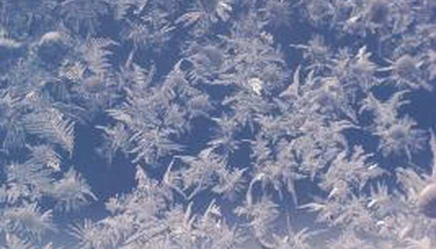 Photo Credit: Photos.com/Photos.com/Getty Images Snowflakes are crystals made from water and cold air.