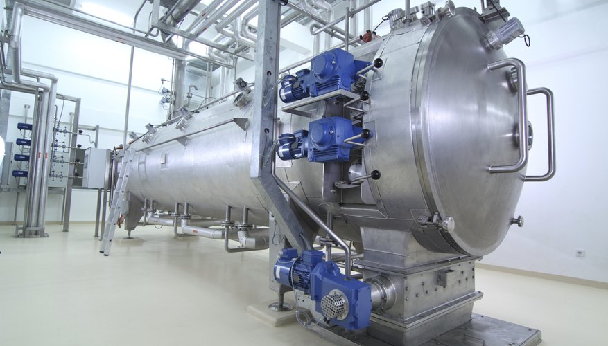 Photo Credit: photosoup/iStock/Getty Images Large tank at a food plant.
