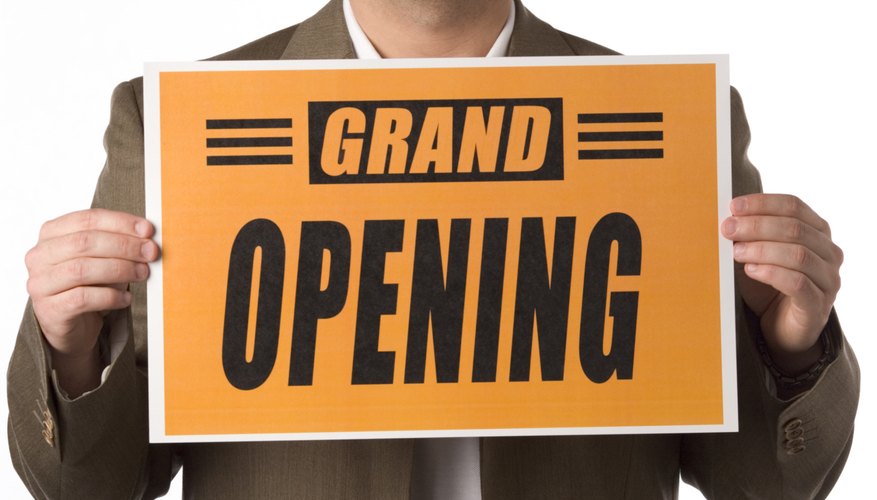 Grand openings can help make or break a business.