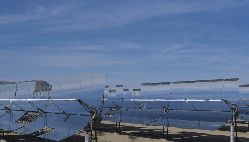 Photo Credit: Tom Brakefield/Stockbyte/Getty Images Solar cells actually produce more power in cold temperatures.