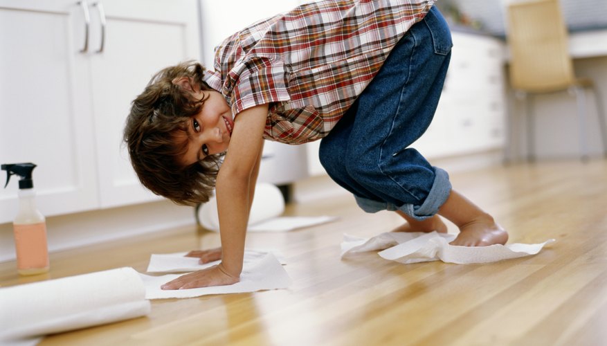 Reward your child for positive behaviors like cleaning. Reward your child for positive behaviors like cleaning.